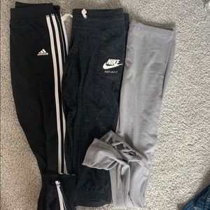 3 pairs of girls leggings